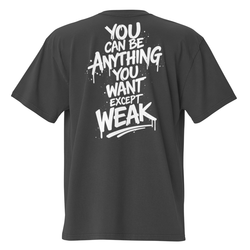 Anything But Weak Oversized Tee – Phase Zero Co oversized tee product image 1