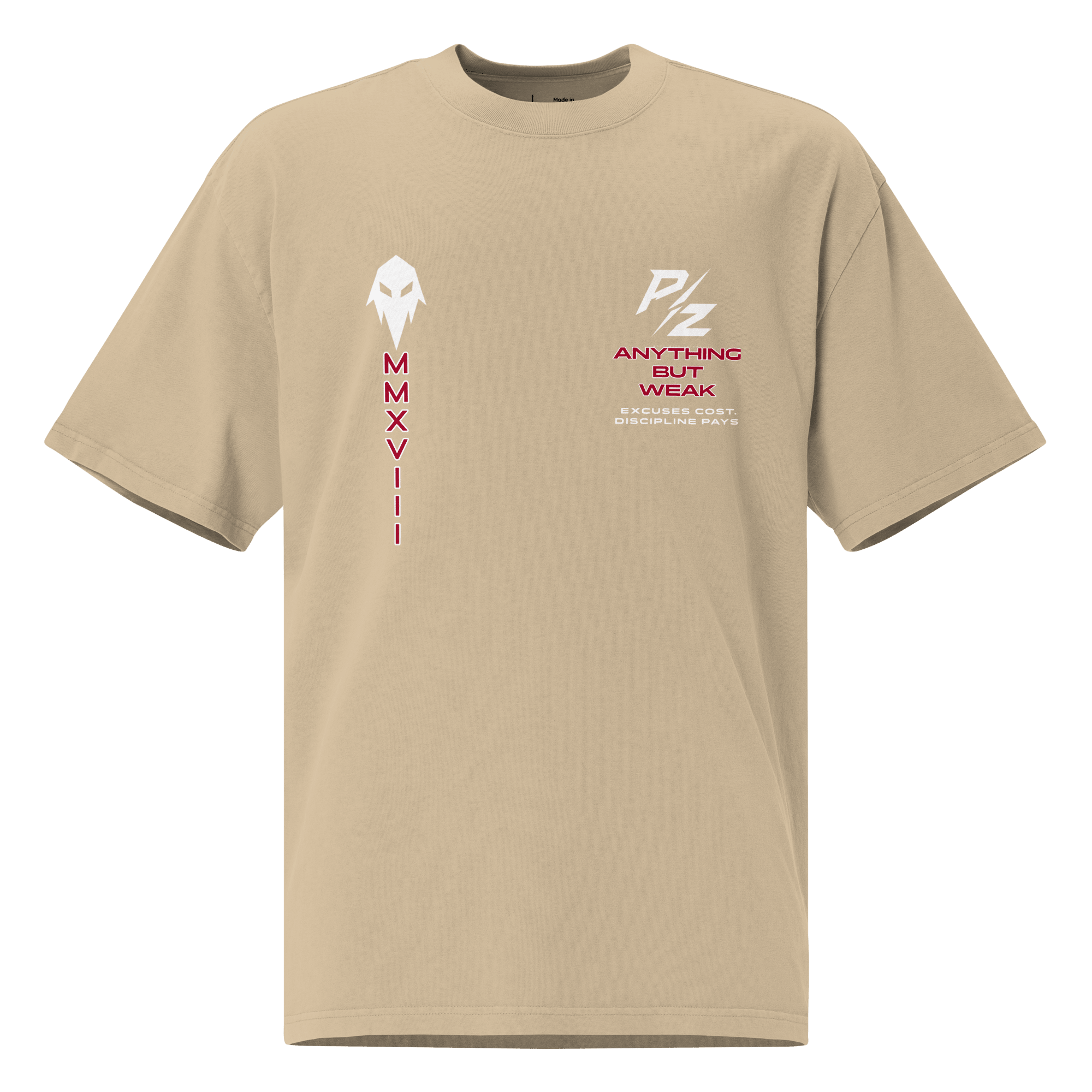 Anything But Weak Oversized Tee - Phase Zero Co