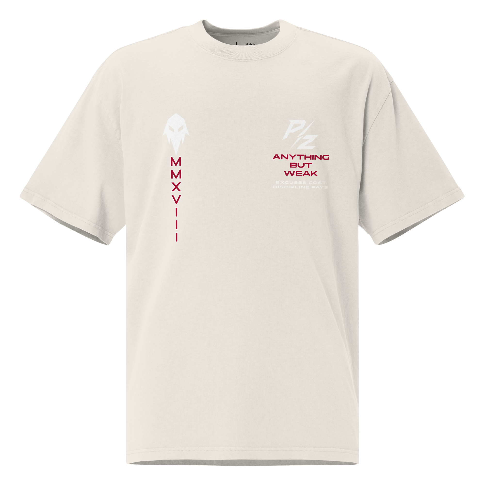 Anything But Weak Oversized Tee - Phase Zero Co