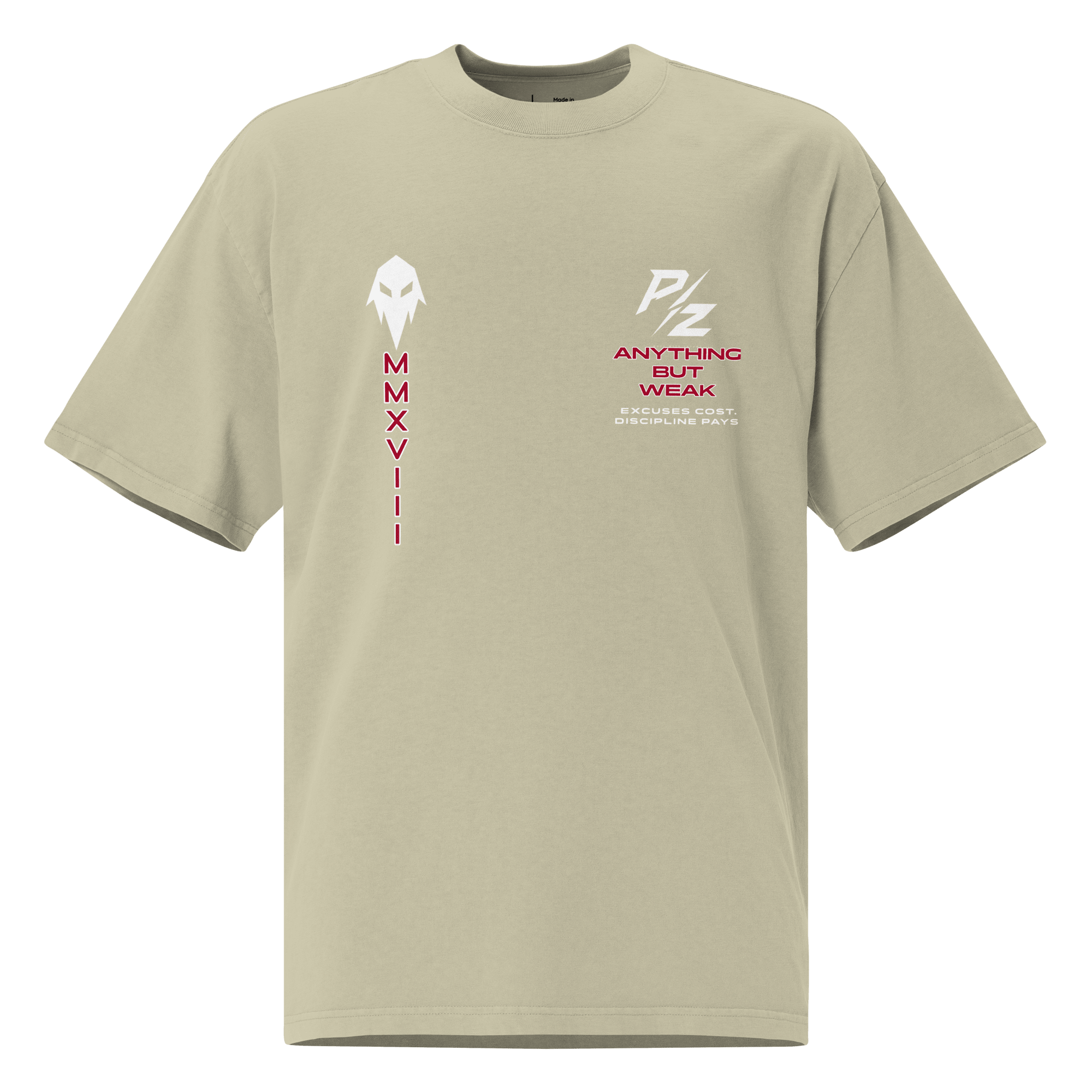 Anything But Weak Oversized Tee - Phase Zero Co
