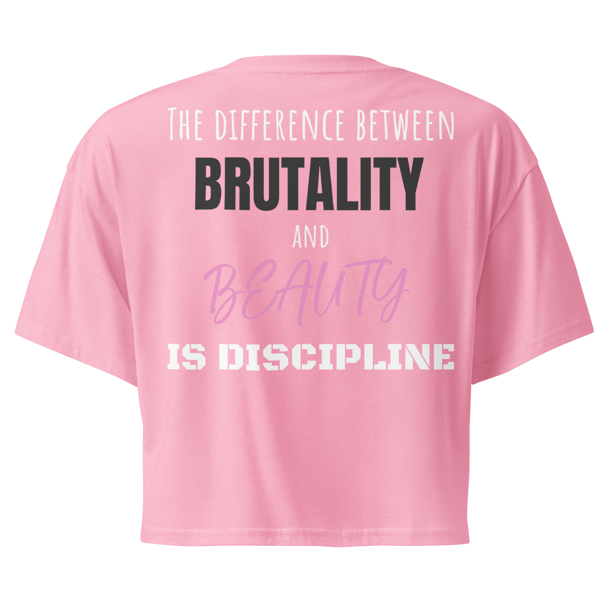 Brutality vs Beauty Crop Top - Phase Zero Co