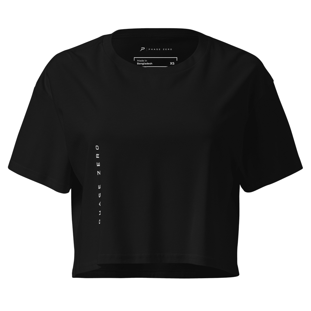 Built Not Bought Crop Top - Phase Zero Co