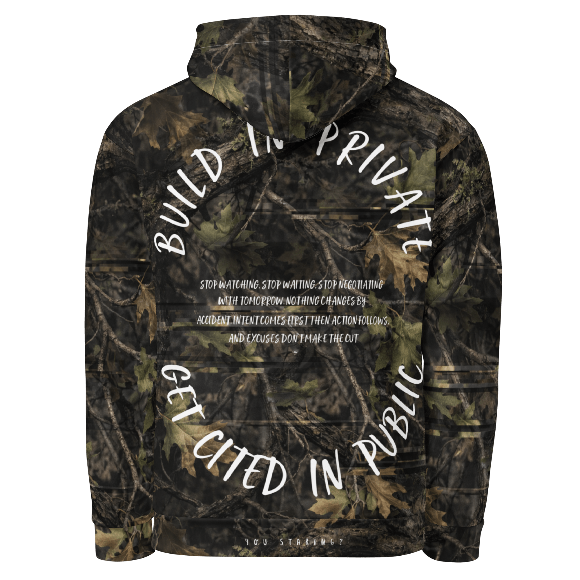 Camo Gains Premium Hoodie - Phase Zero Co