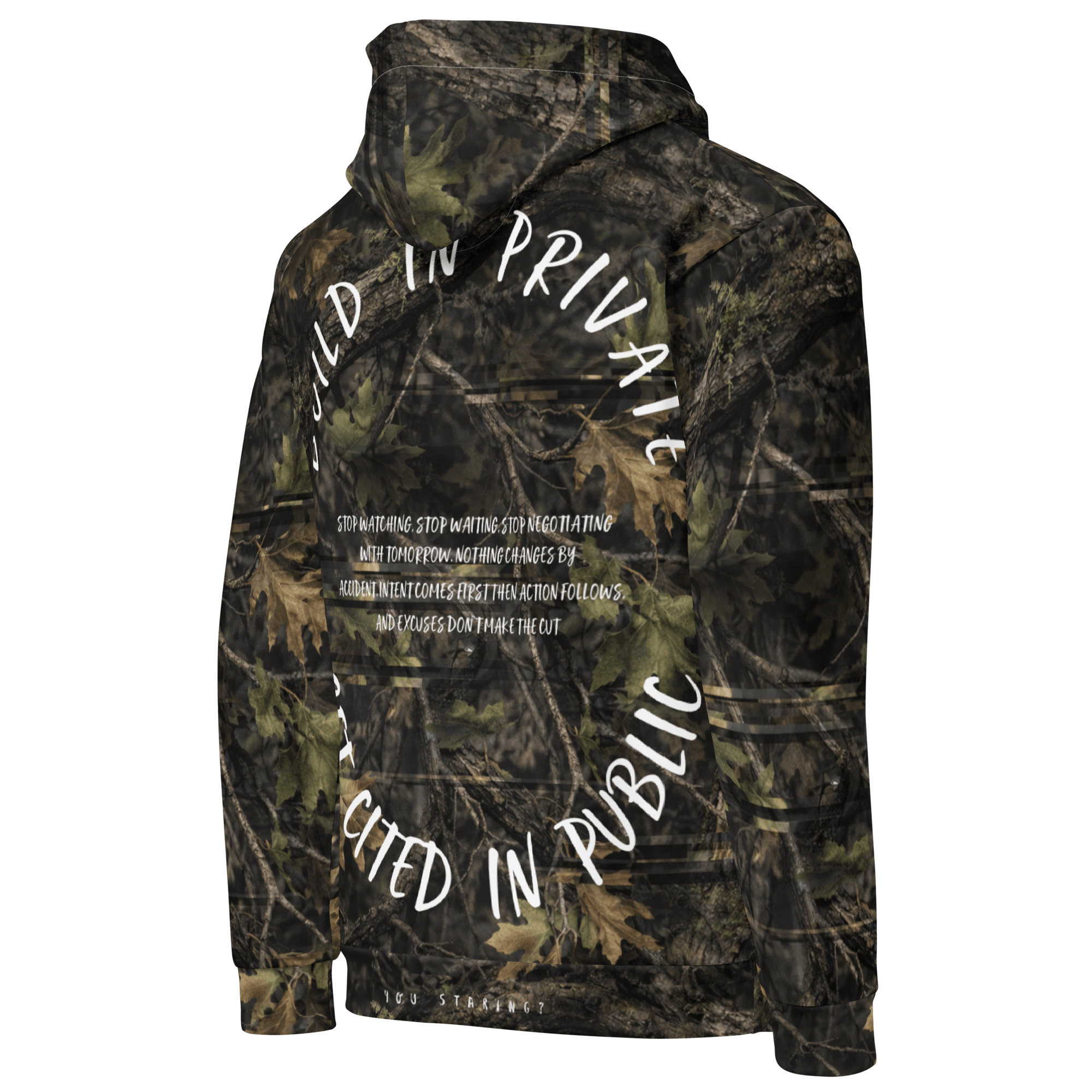 Camo Gains Premium Hoodie - Phase Zero Co