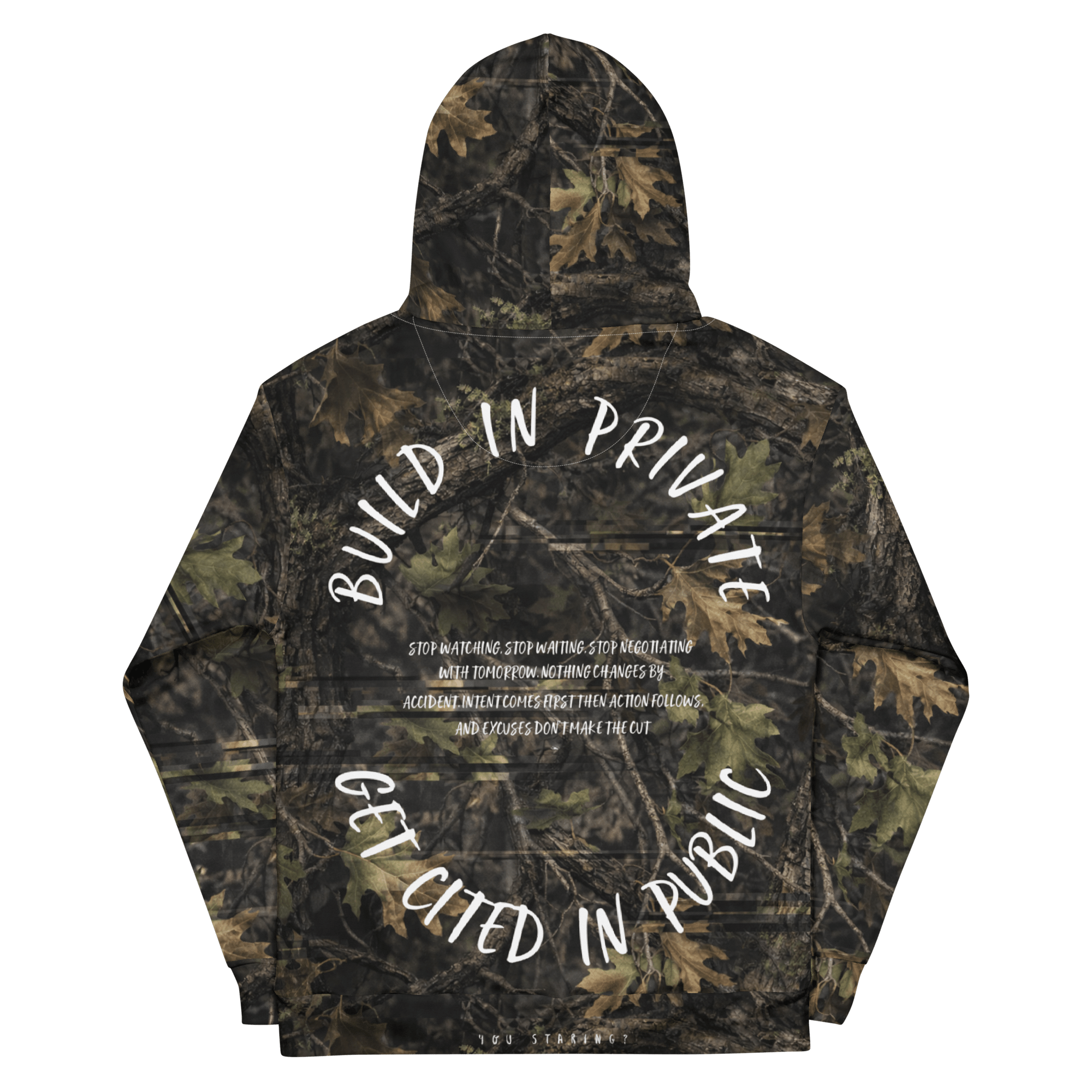 Camo Gains Premium Hoodie - Phase Zero Co