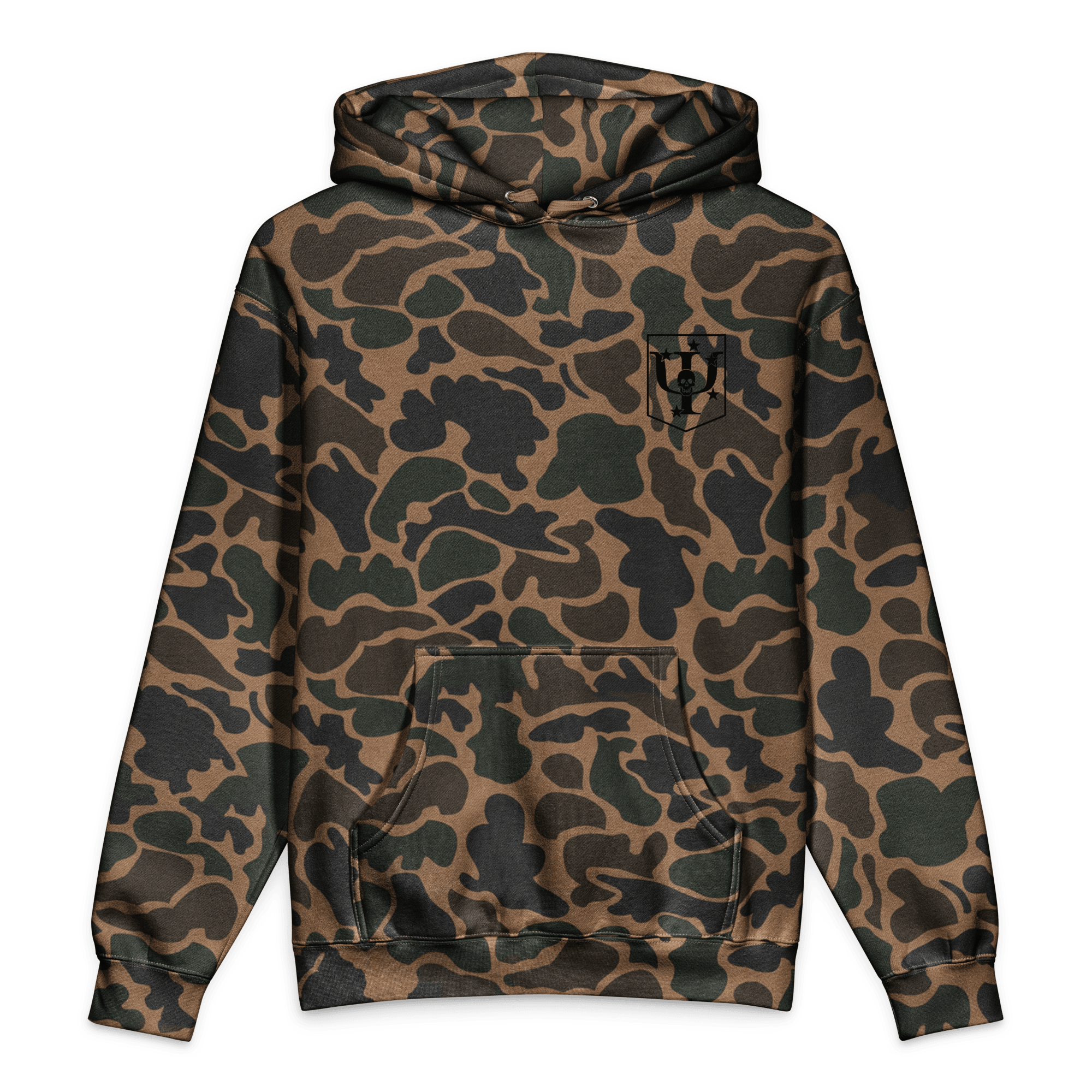 Camo Raider Enabler Heavyweight Hoodie - Phase Zero Co