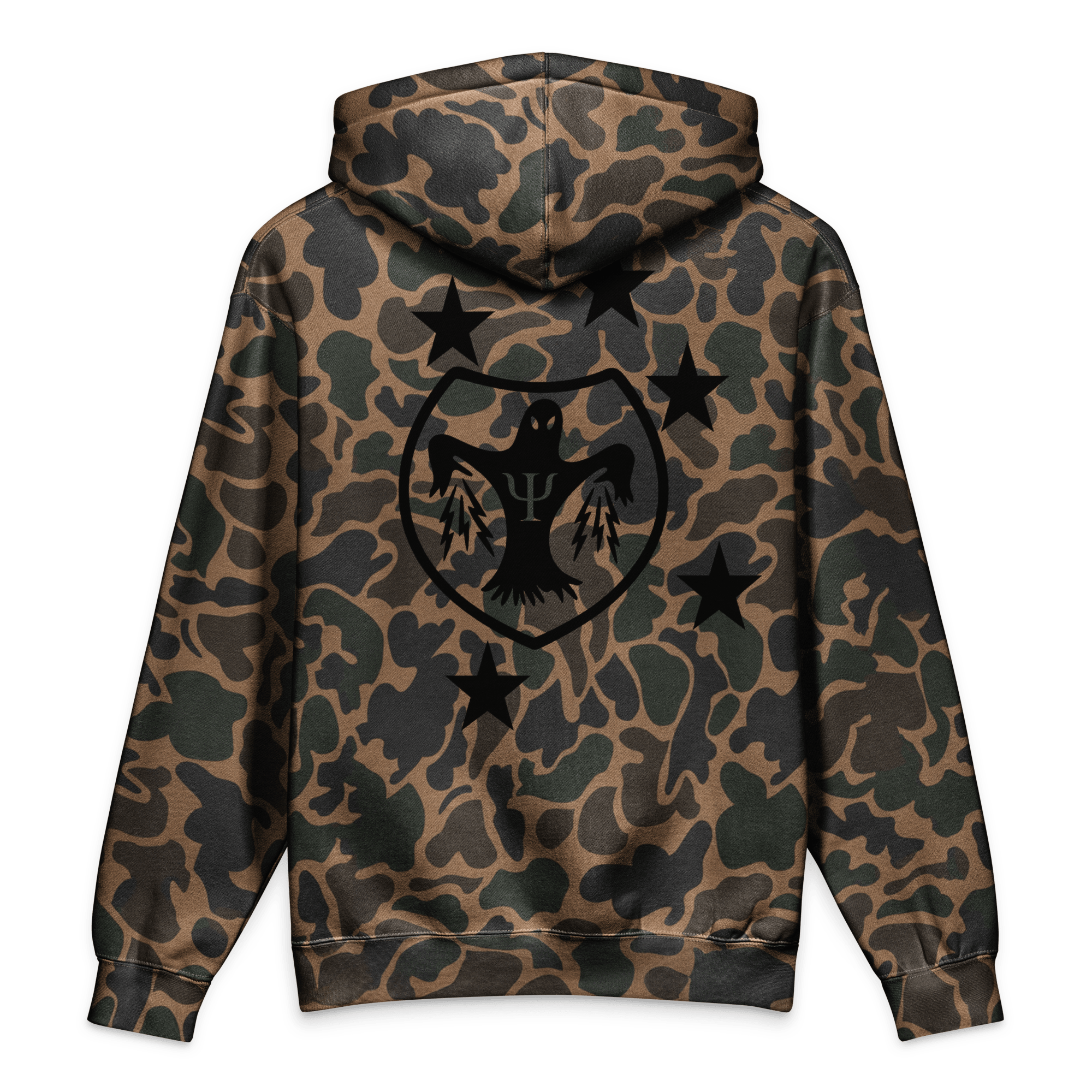 Camo Raider Enabler Heavyweight Hoodie - Phase Zero Co