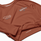 Discipline Kills Weak thoughts Long - sleeve crop top - Phase Zero Co