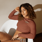 Discipline Kills Weak thoughts Long - sleeve crop top - Phase Zero Co