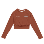 Discipline Kills Weak thoughts Long - sleeve crop top - Phase Zero Co