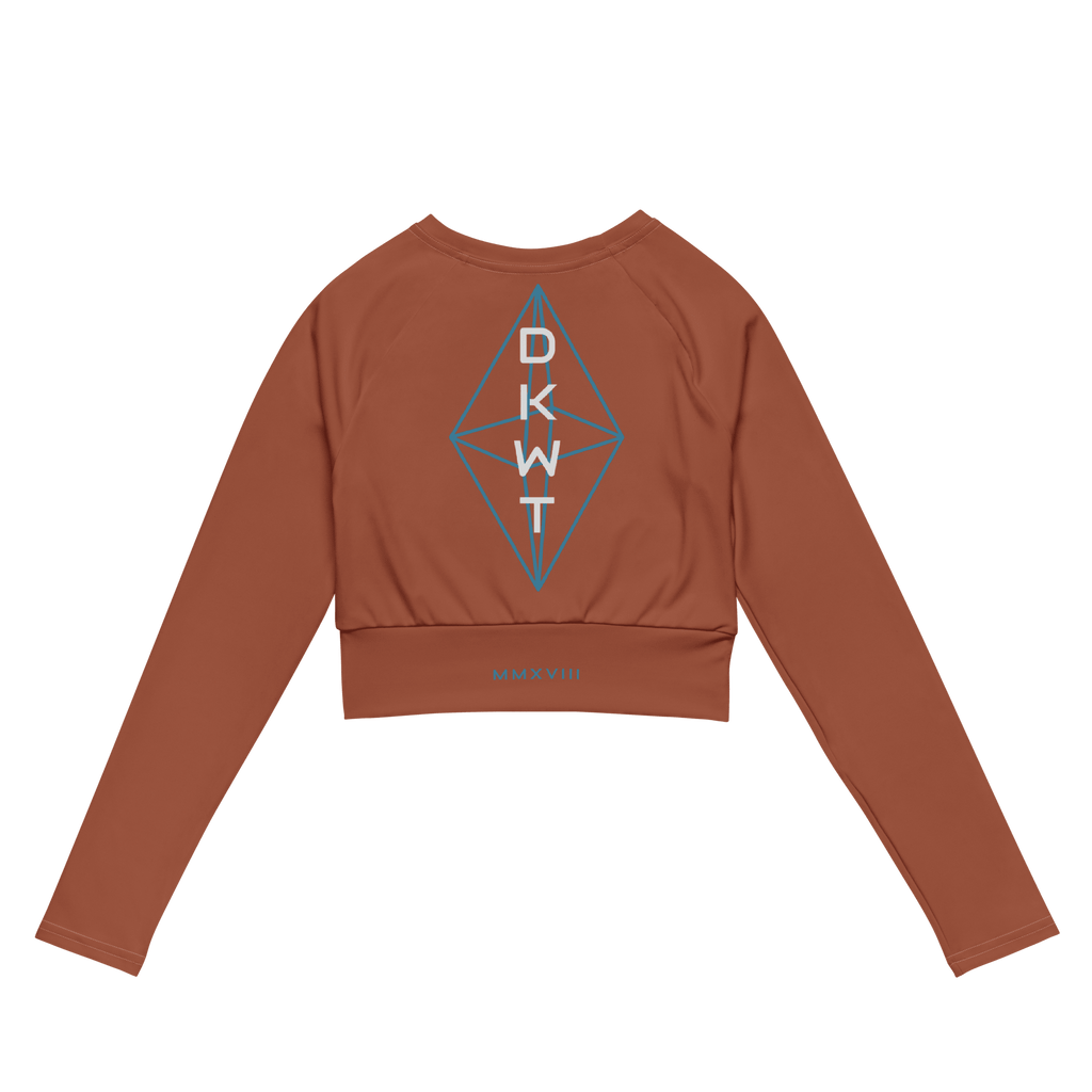 Discipline Kills Weak thoughts Long - sleeve crop top - Phase Zero Co