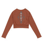 Discipline Kills Weak thoughts Long - sleeve crop top - Phase Zero Co