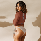 Discipline Kills Weak thoughts Long - sleeve crop top - Phase Zero Co