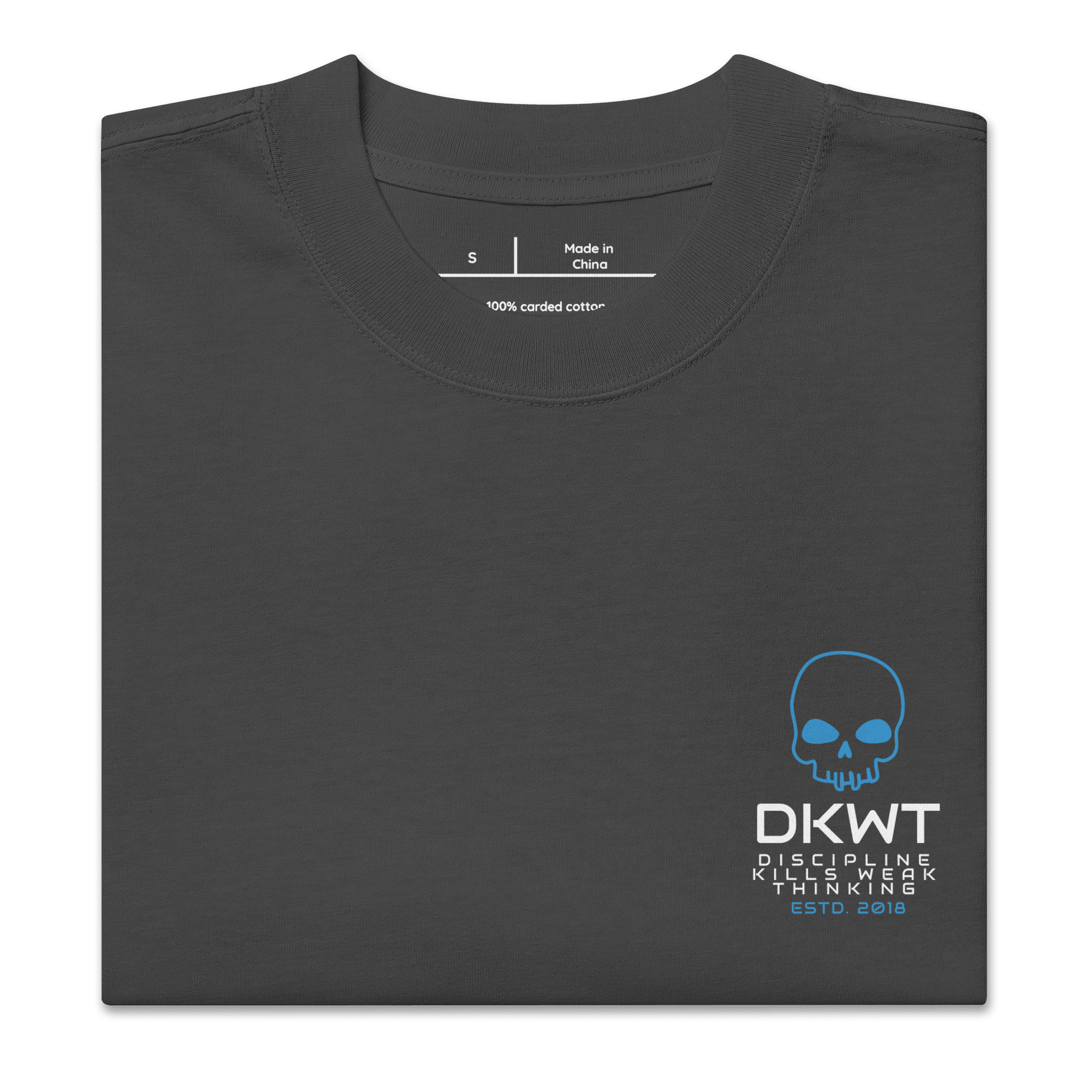 Discipline Kills Weak Thoughts Oversized Tee - Phase Zero Co