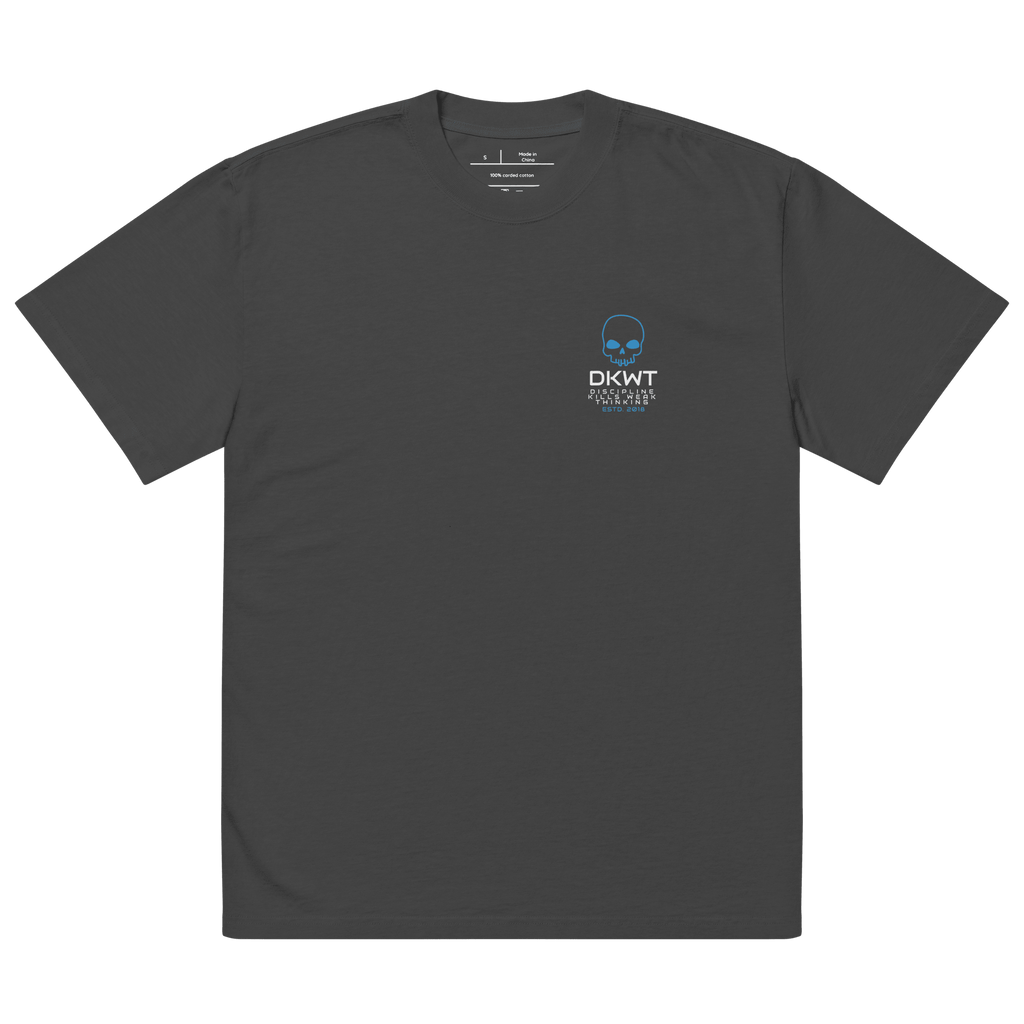 Discipline Kills Weak Thoughts Oversized Tee - Phase Zero Co