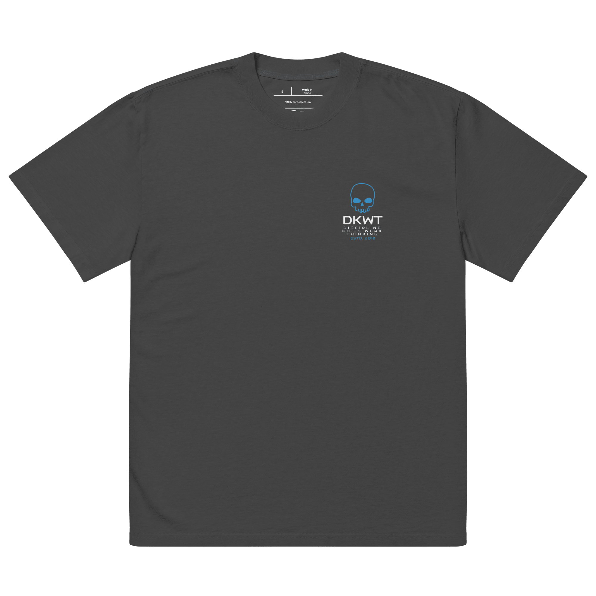 Discipline Kills Weak Thoughts Oversized Tee - Phase Zero Co