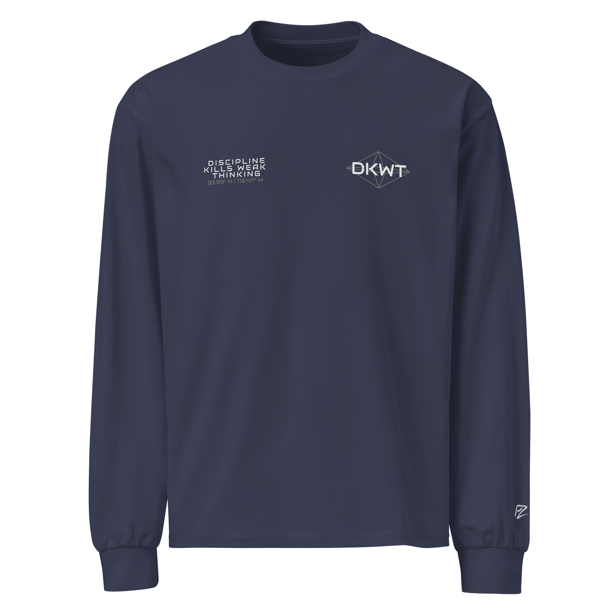 Discipline Kills Weak Thoughts Premium Longsleeve - Phase Zero Co