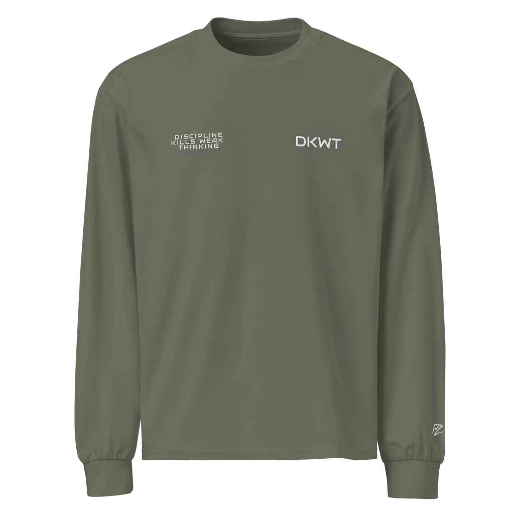 Discipline Kills Weak Thoughts Premium Longsleeve - Phase Zero Co