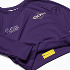DKWT Purple Long - sleeve Crop Top - Phase Zero Co