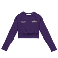 DKWT Purple Long - sleeve Crop Top - Phase Zero Co