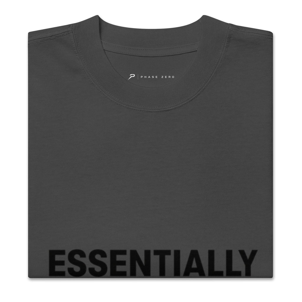 Essentially Fear of Being Average Oversized Tee - Phase Zero Co