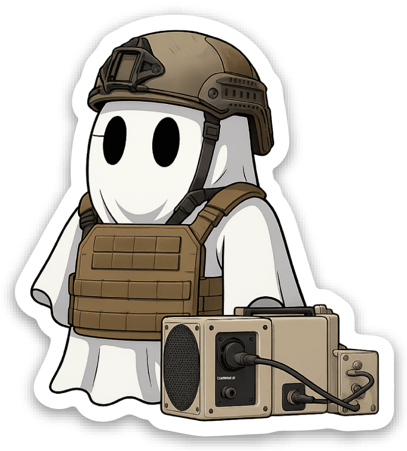 Ghosty Sticker - Phase Zero Co