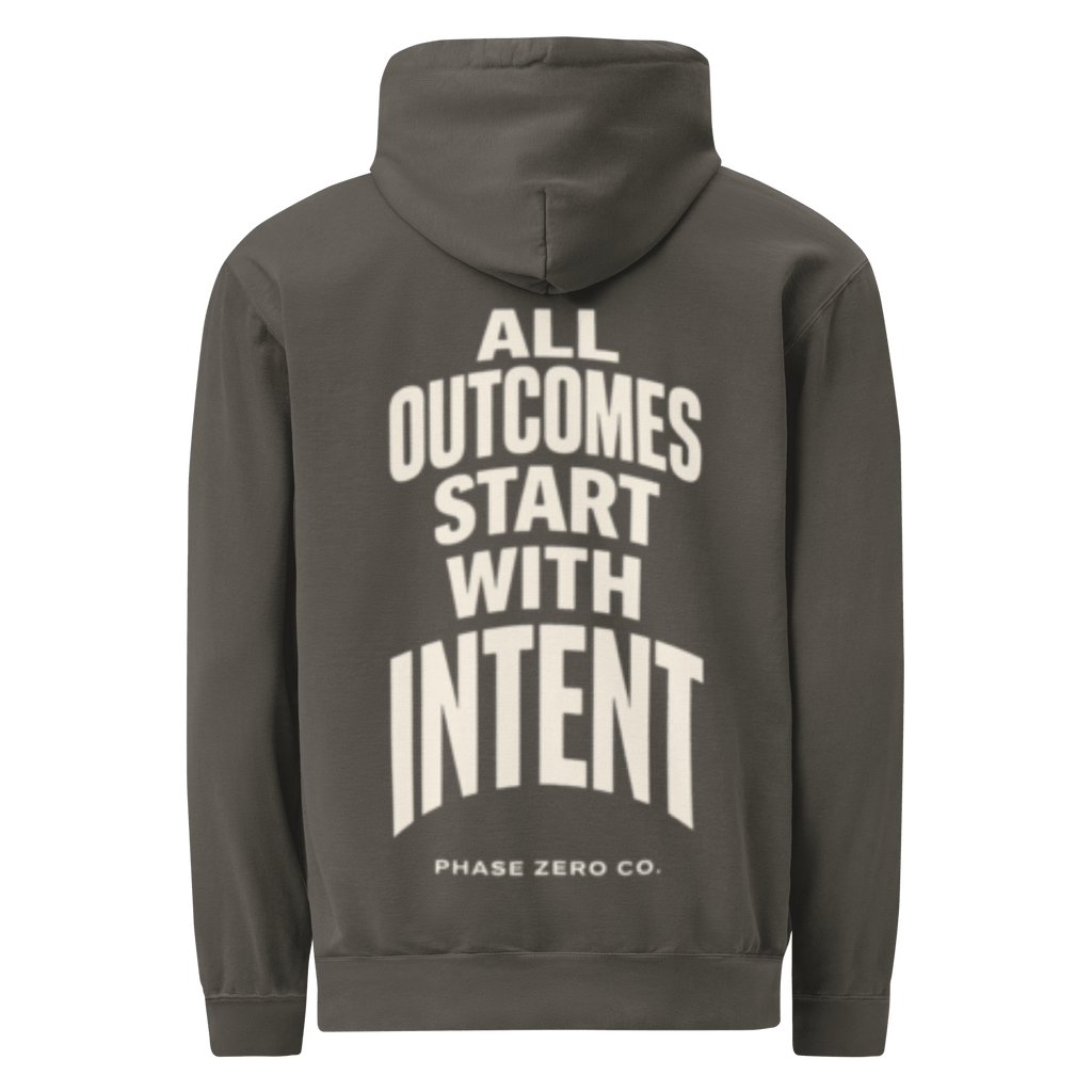 Intent to Outcome Hoodie - Phase Zero Co