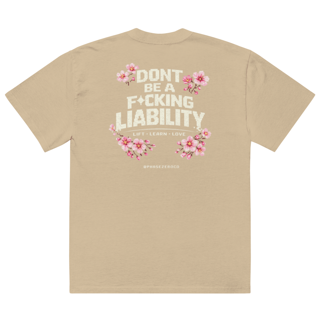 Liability Oversized Tee - Phase Zero Co