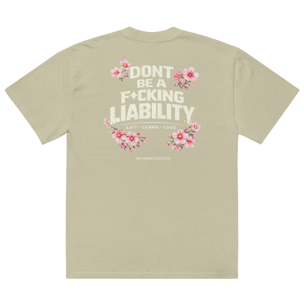 Liability Oversized Tee - Phase Zero Co