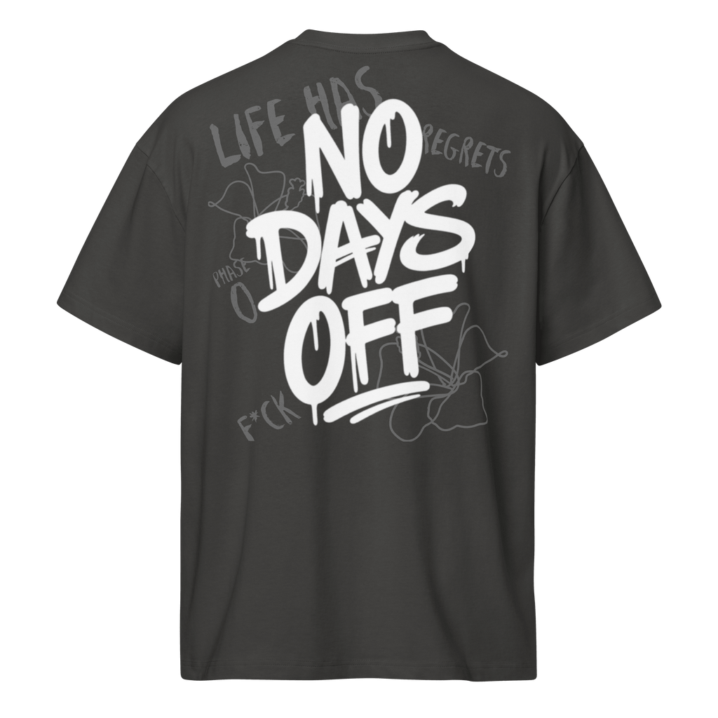 No Days Off Box Tee - Phase Zero Co