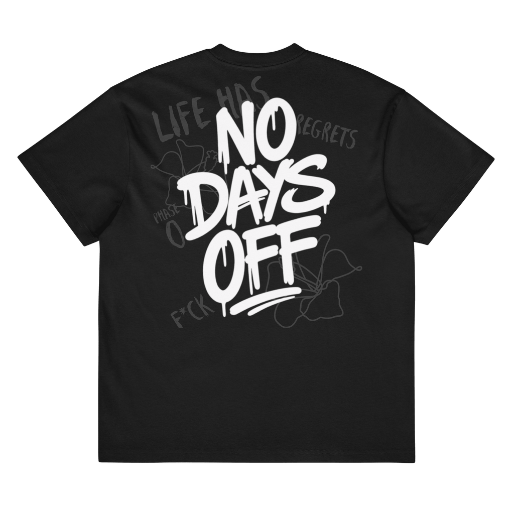 No Days Off Box Tee - Phase Zero Co