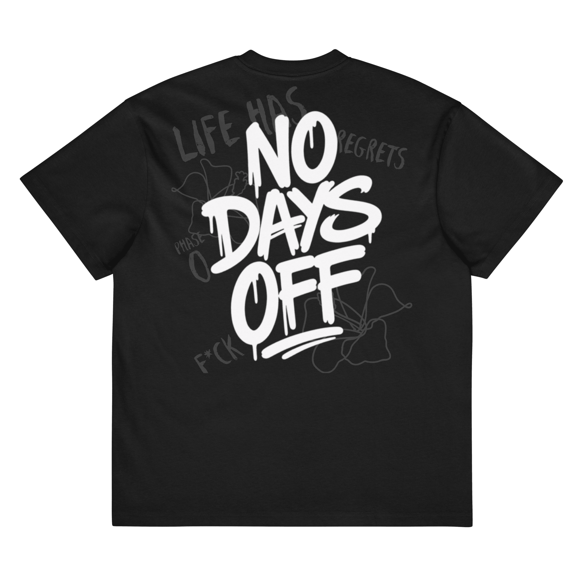 No Days Off Box Tee - Phase Zero Co