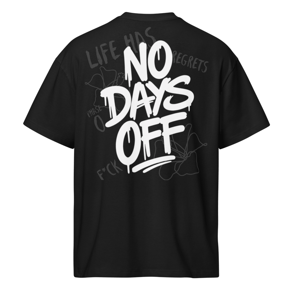 No Days Off Box Tee - Phase Zero Co