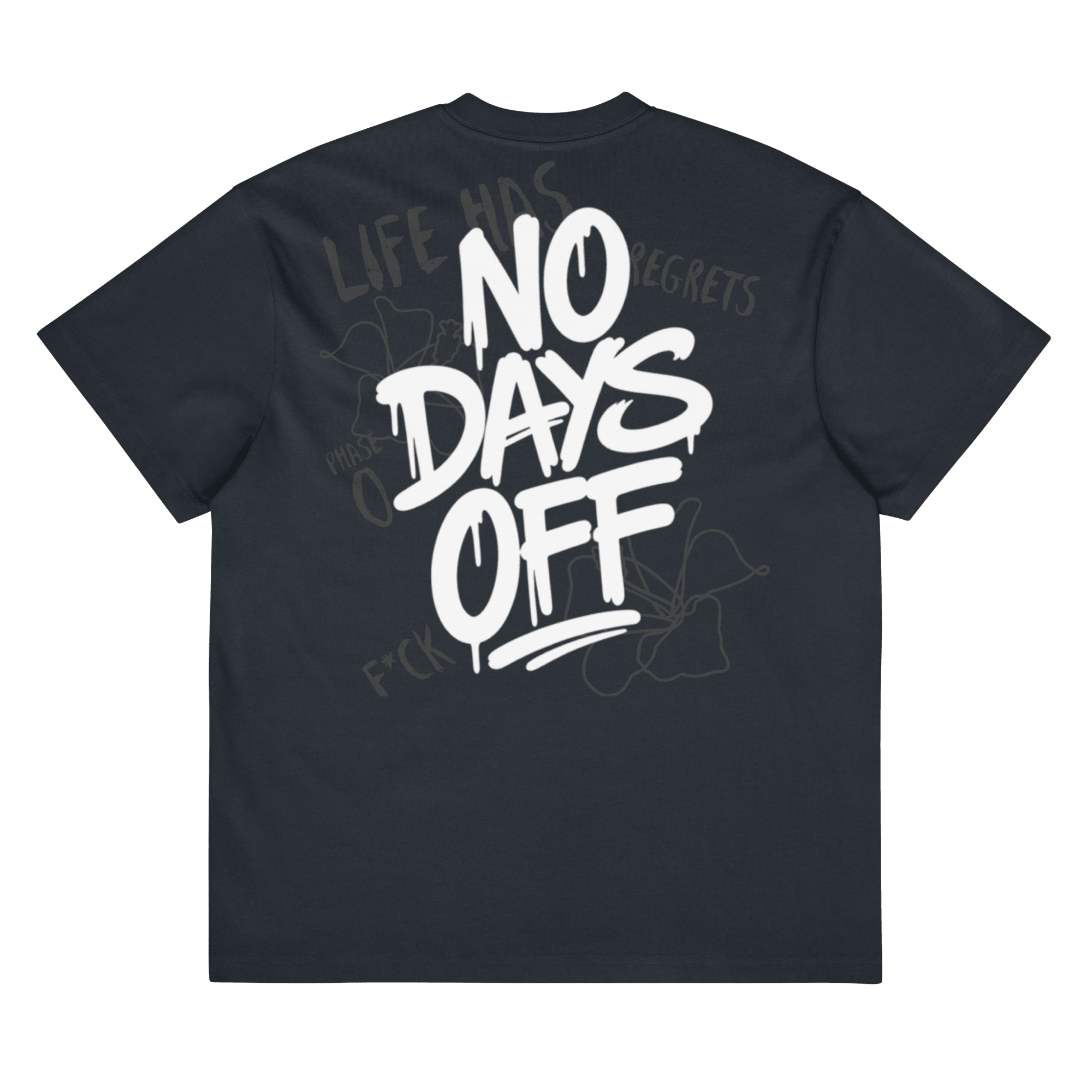 No Days Off Box Tee - Phase Zero Co