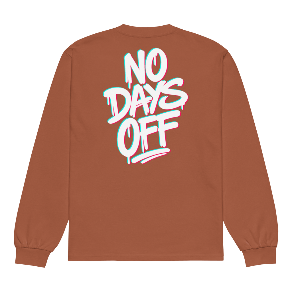 No Days Off Glitch Premium Long sleeve - Phase Zero Co