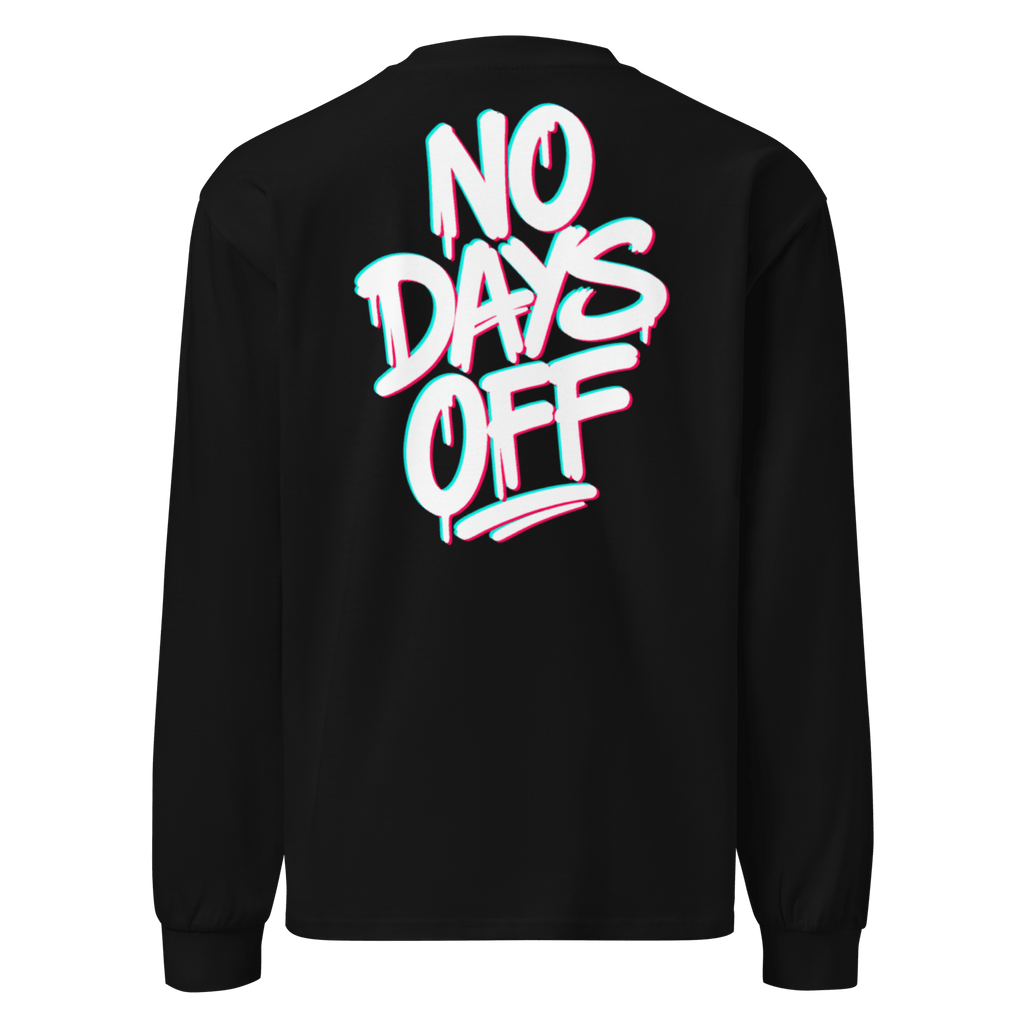 No Days Off Glitch Premium Long sleeve - Phase Zero Co