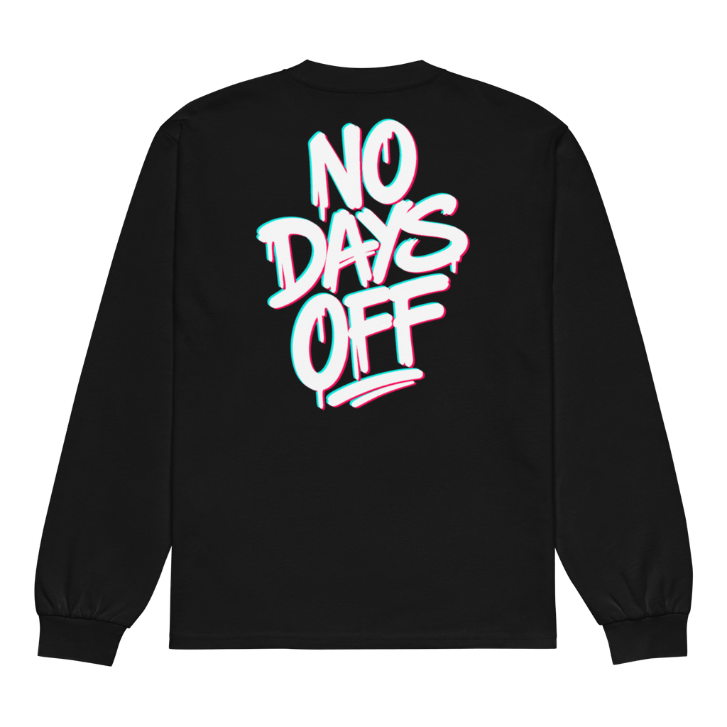 No Days Off Glitch Premium Long sleeve - Phase Zero Co
