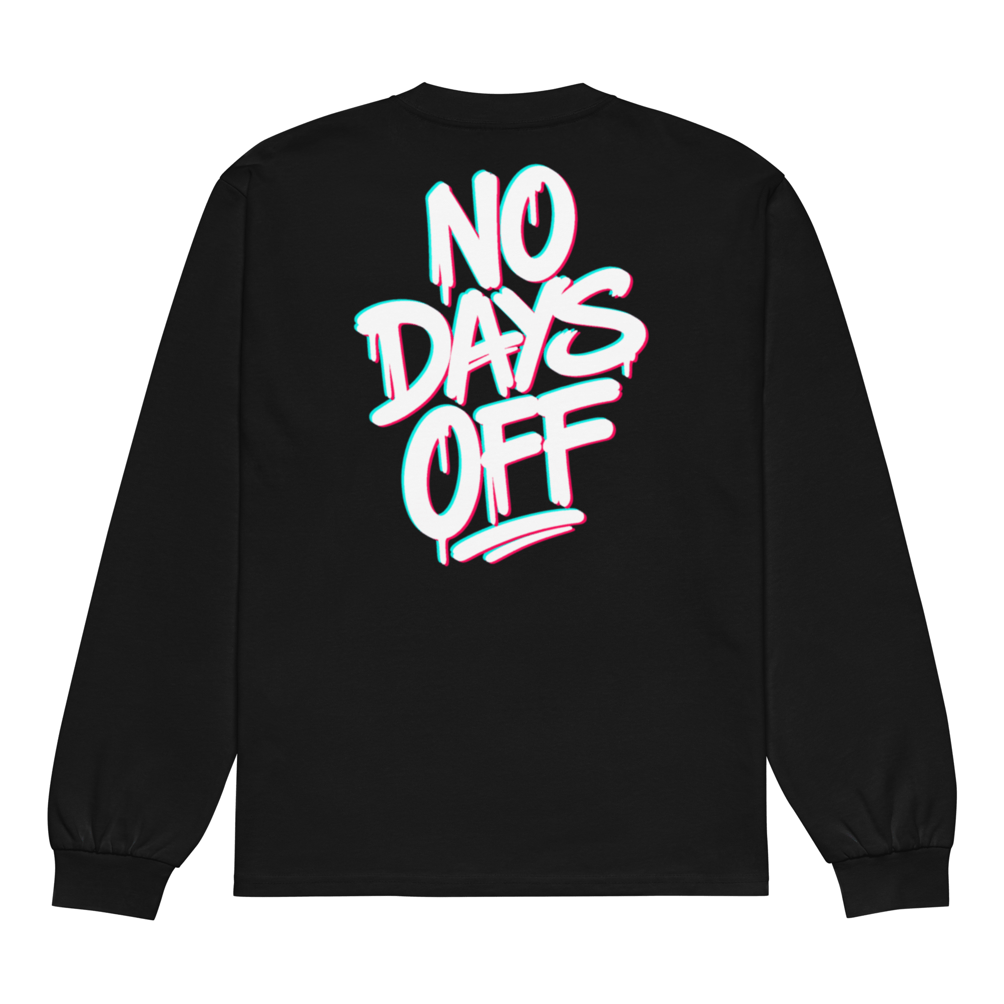 No Days Off Glitch Premium Long sleeve - Phase Zero Co