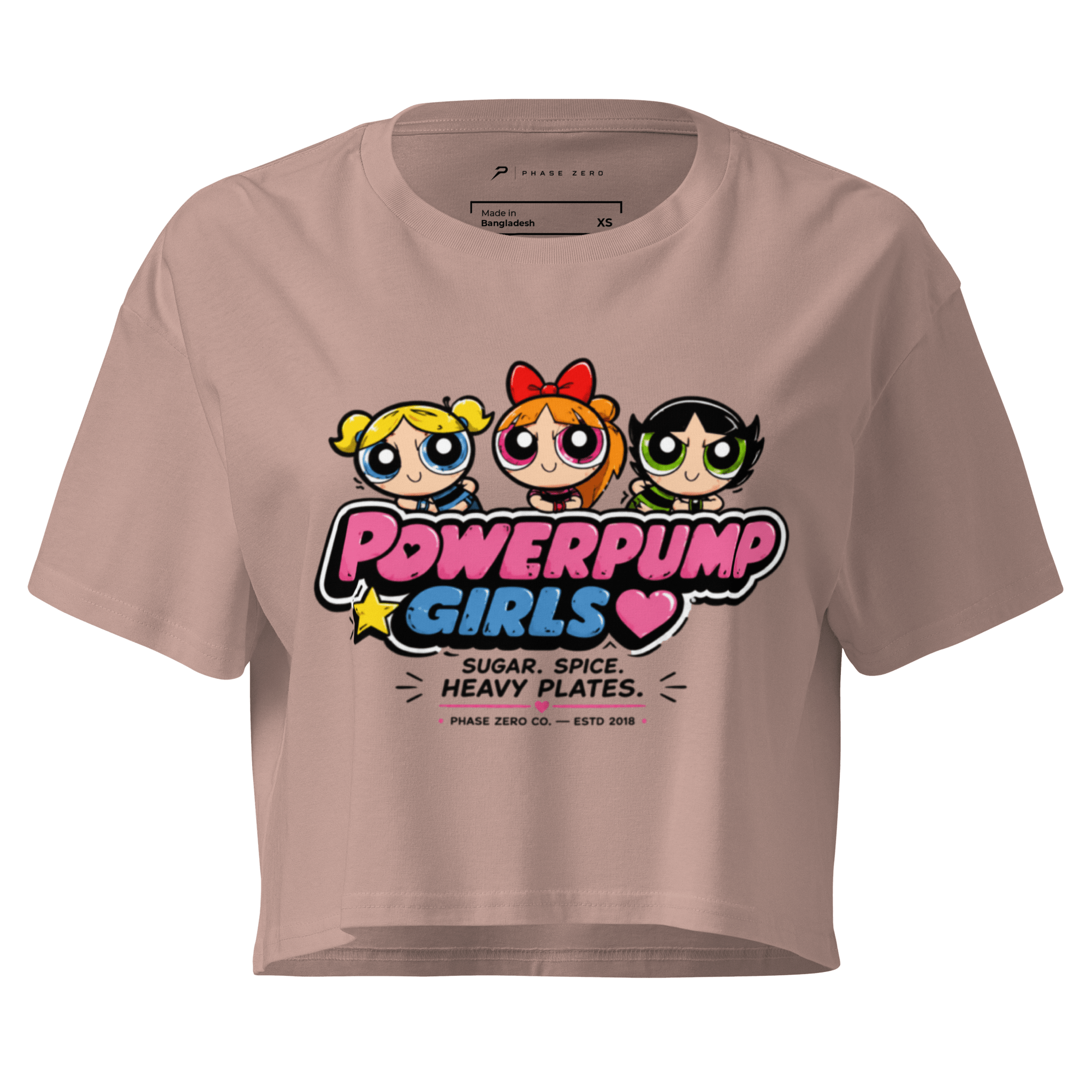 Powerpump Girls Crop Top - Phase Zero Co