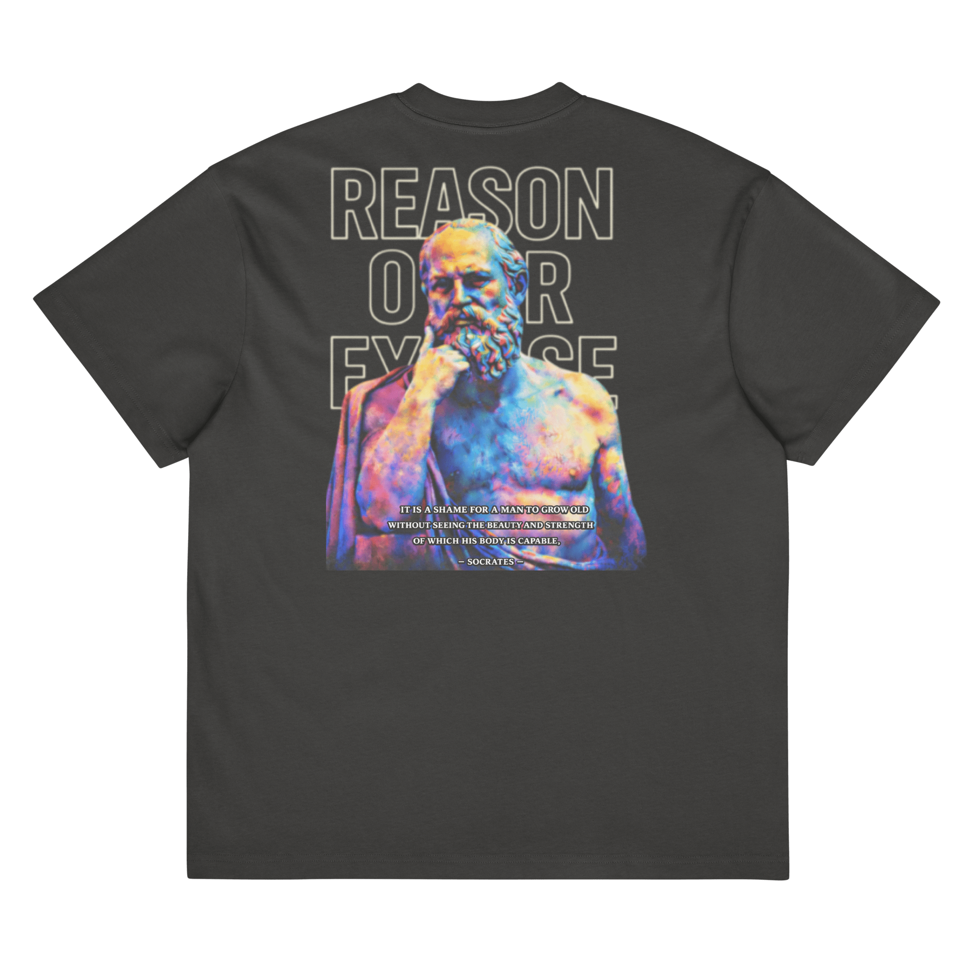 Reason Over Excuse box tee - Phase Zero Co