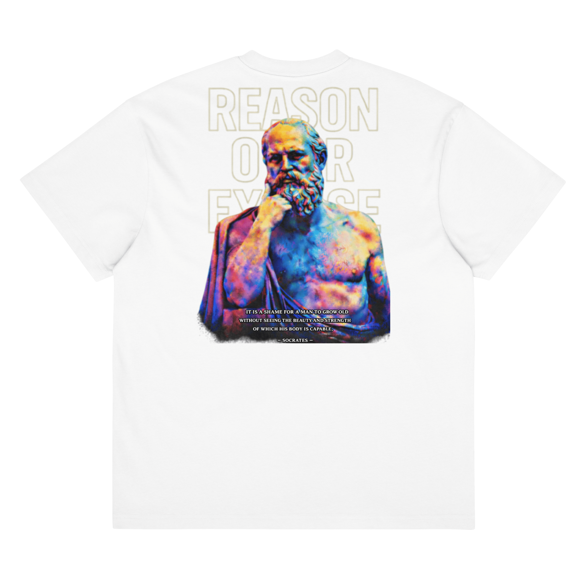 Reason Over Excuse box tee - Phase Zero Co