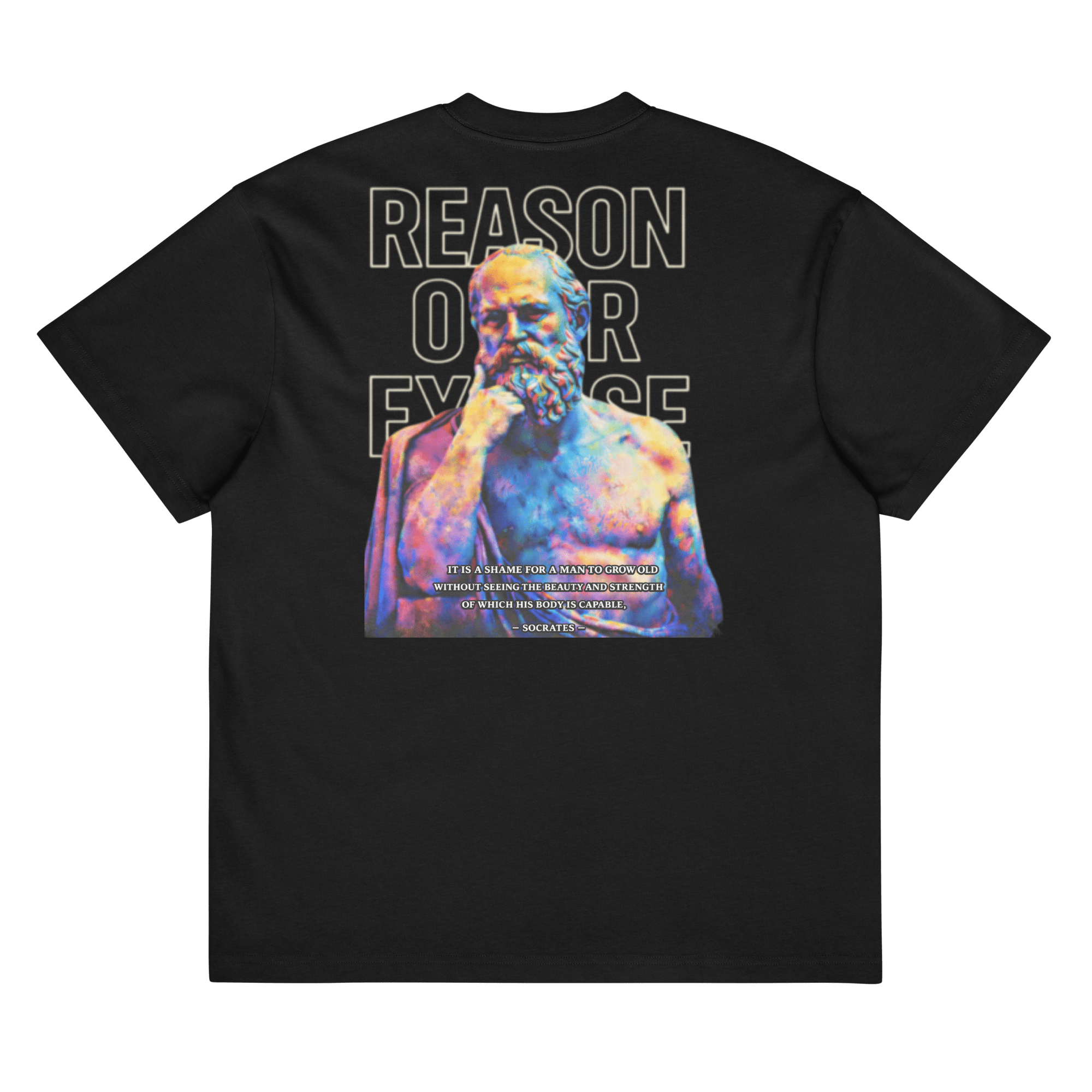 Reason Over Excuse box tee - Phase Zero Co