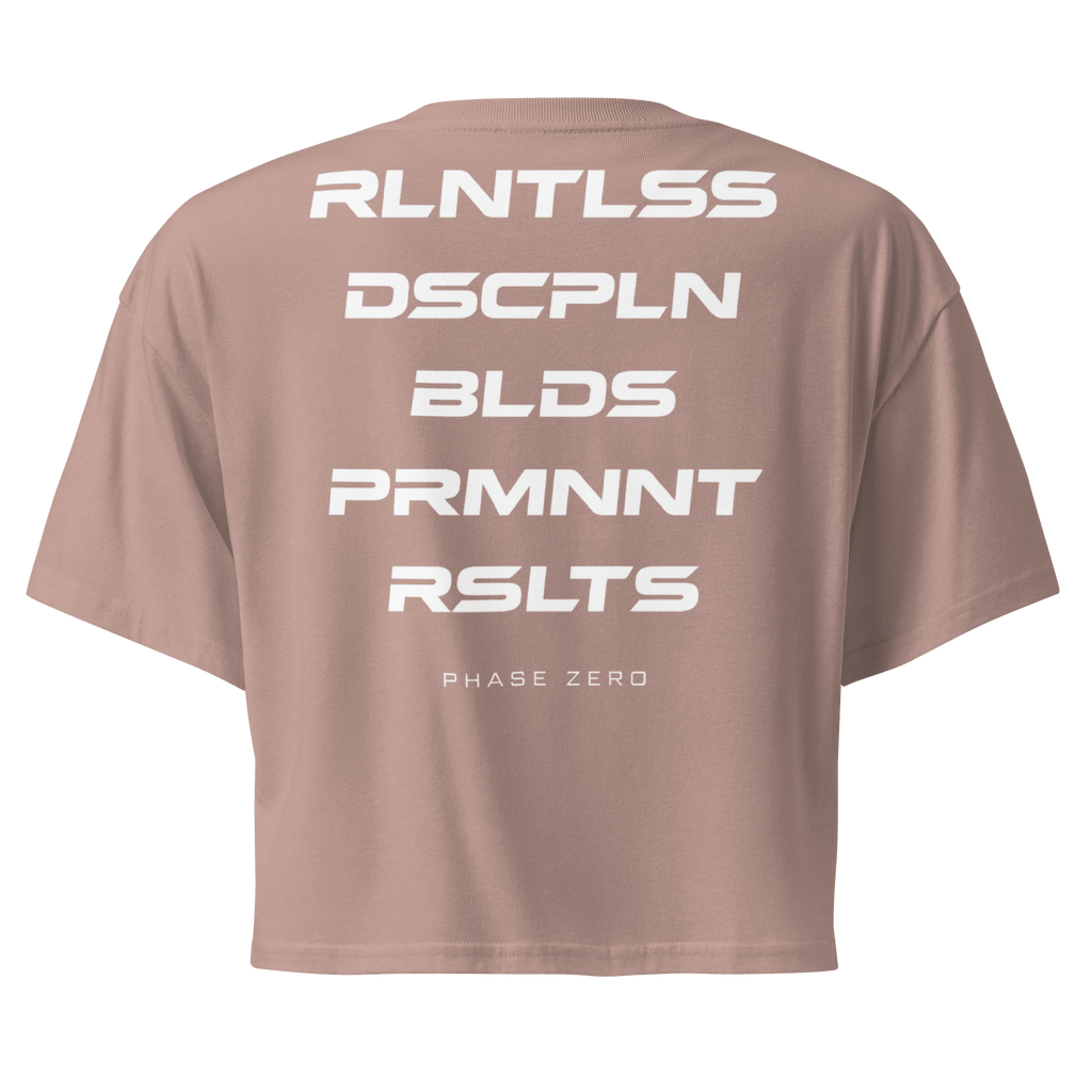 Relentless Crop Top - Phase Zero Co