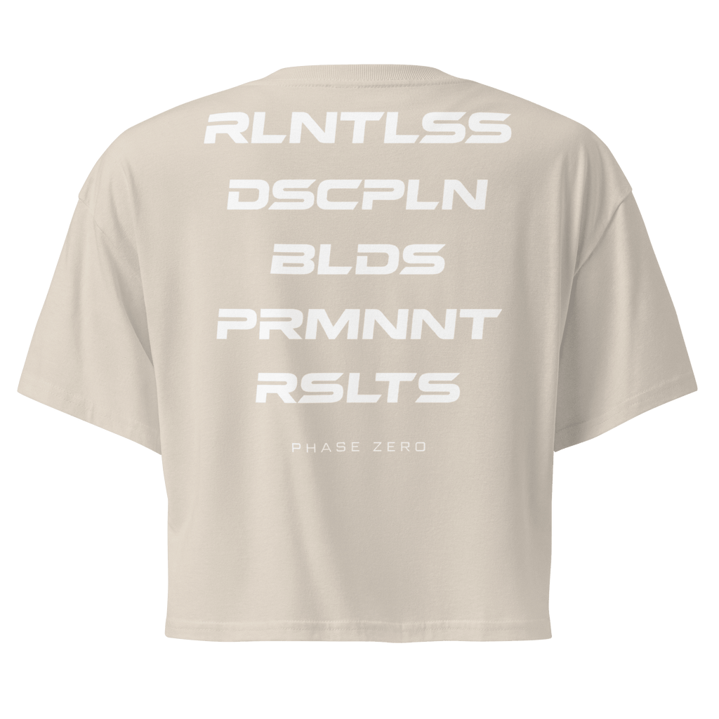 Relentless Crop Top - Phase Zero Co