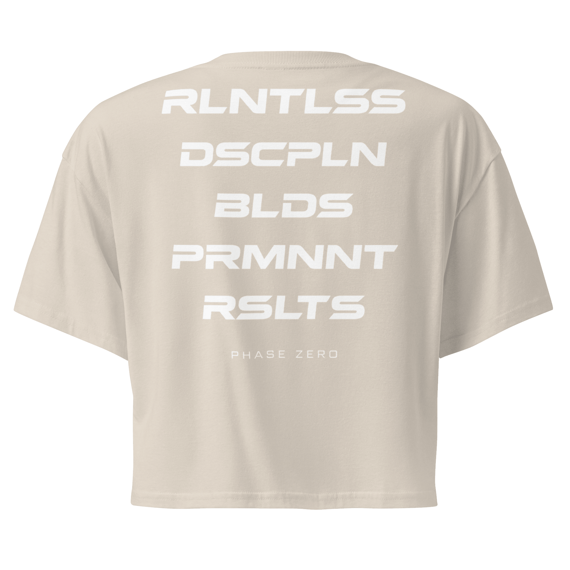 Relentless Crop Top - Phase Zero Co