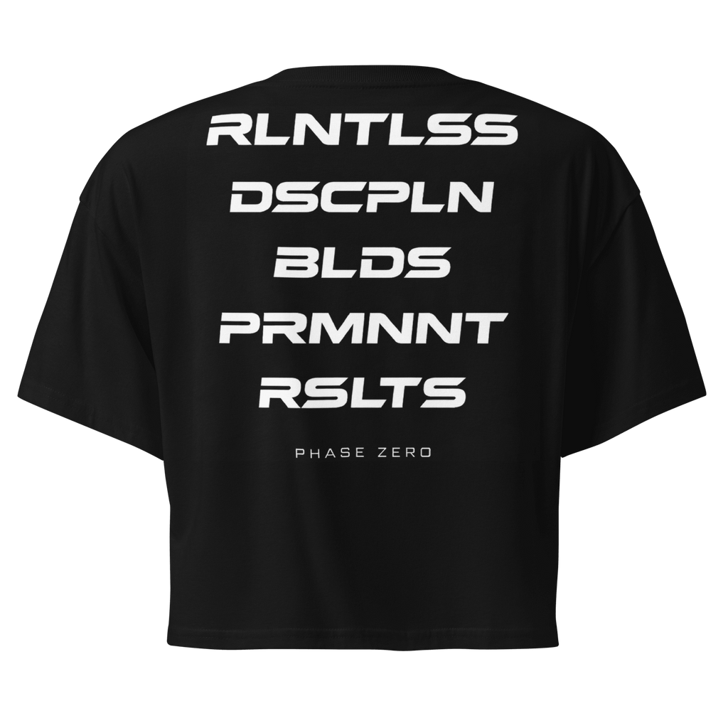Relentless Crop Top - Phase Zero Co