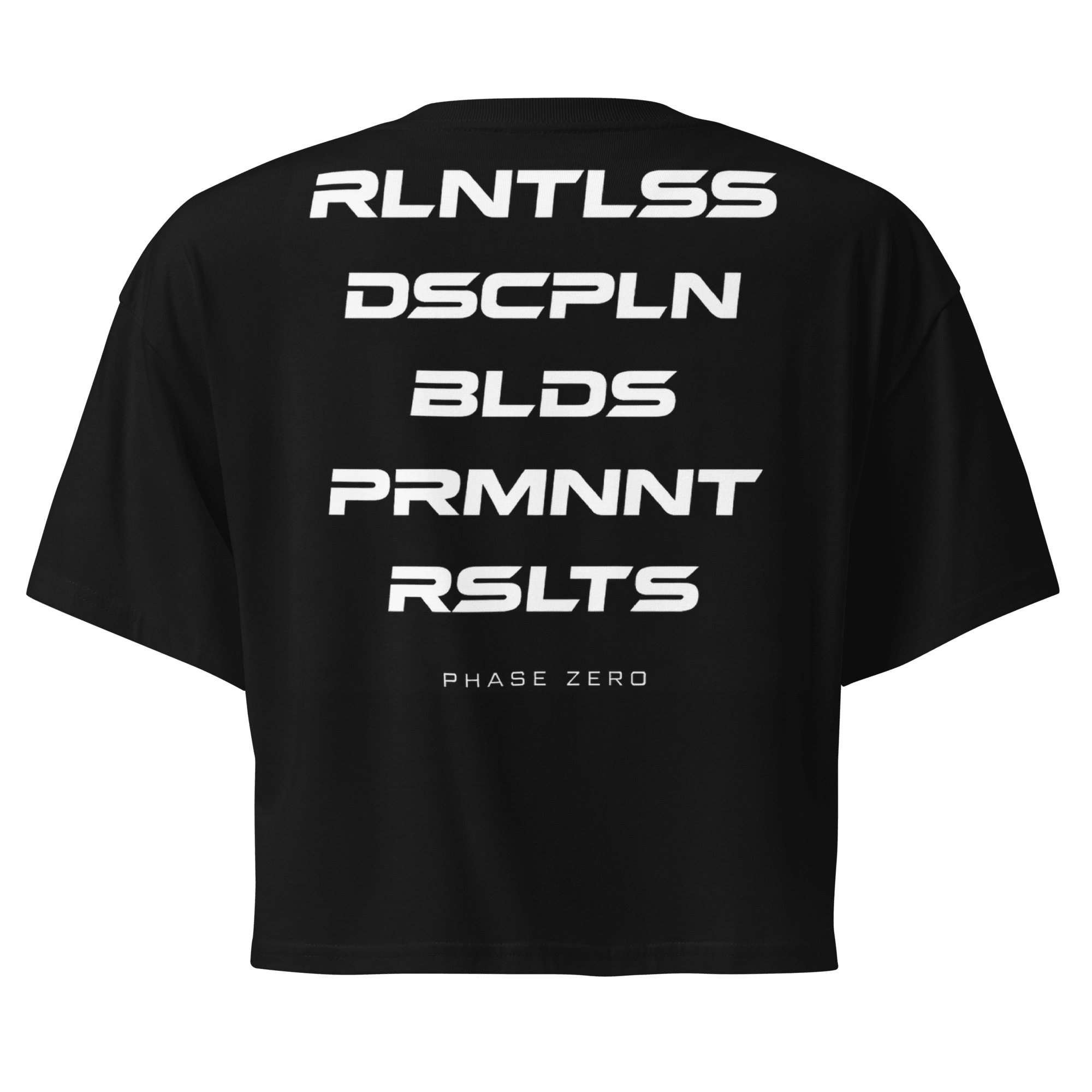 Relentless Crop Top - Phase Zero Co