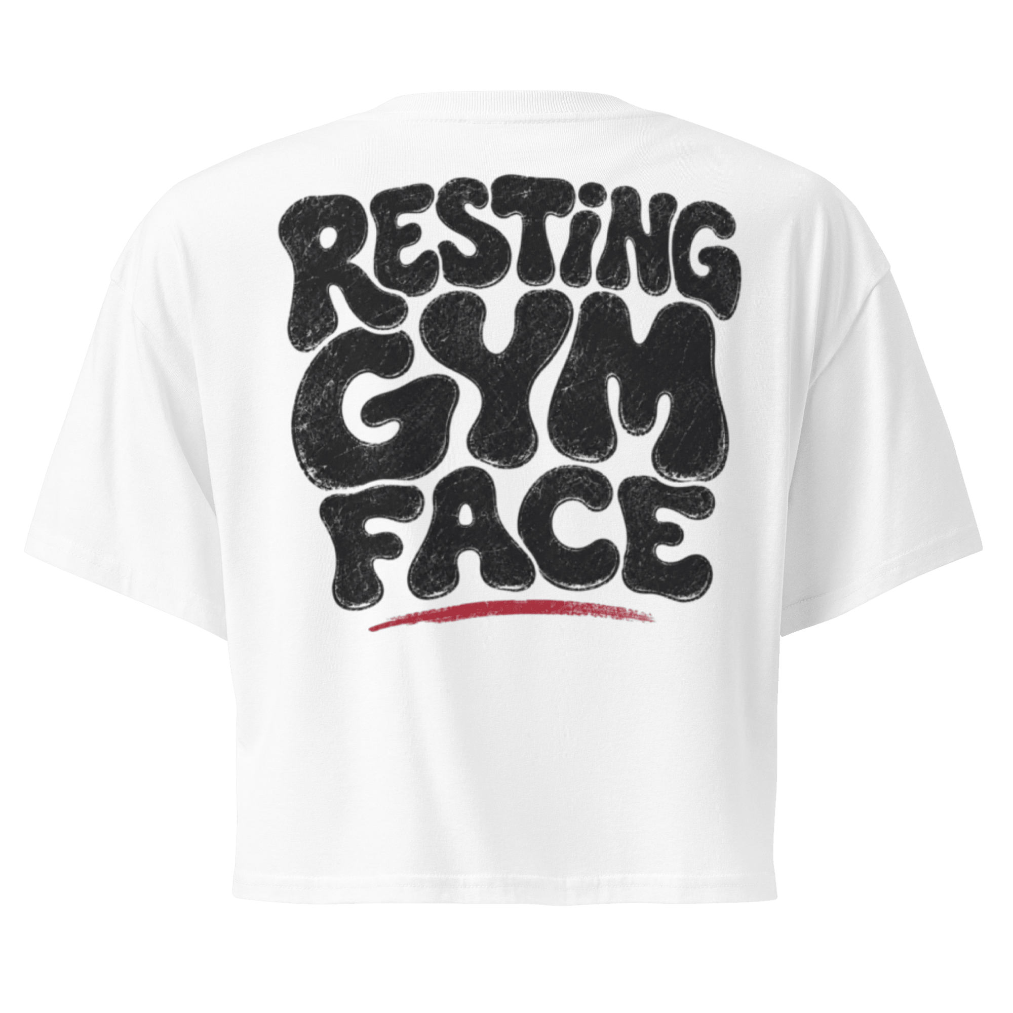 Resting Gym Face Crop Top - Phase Zero Co