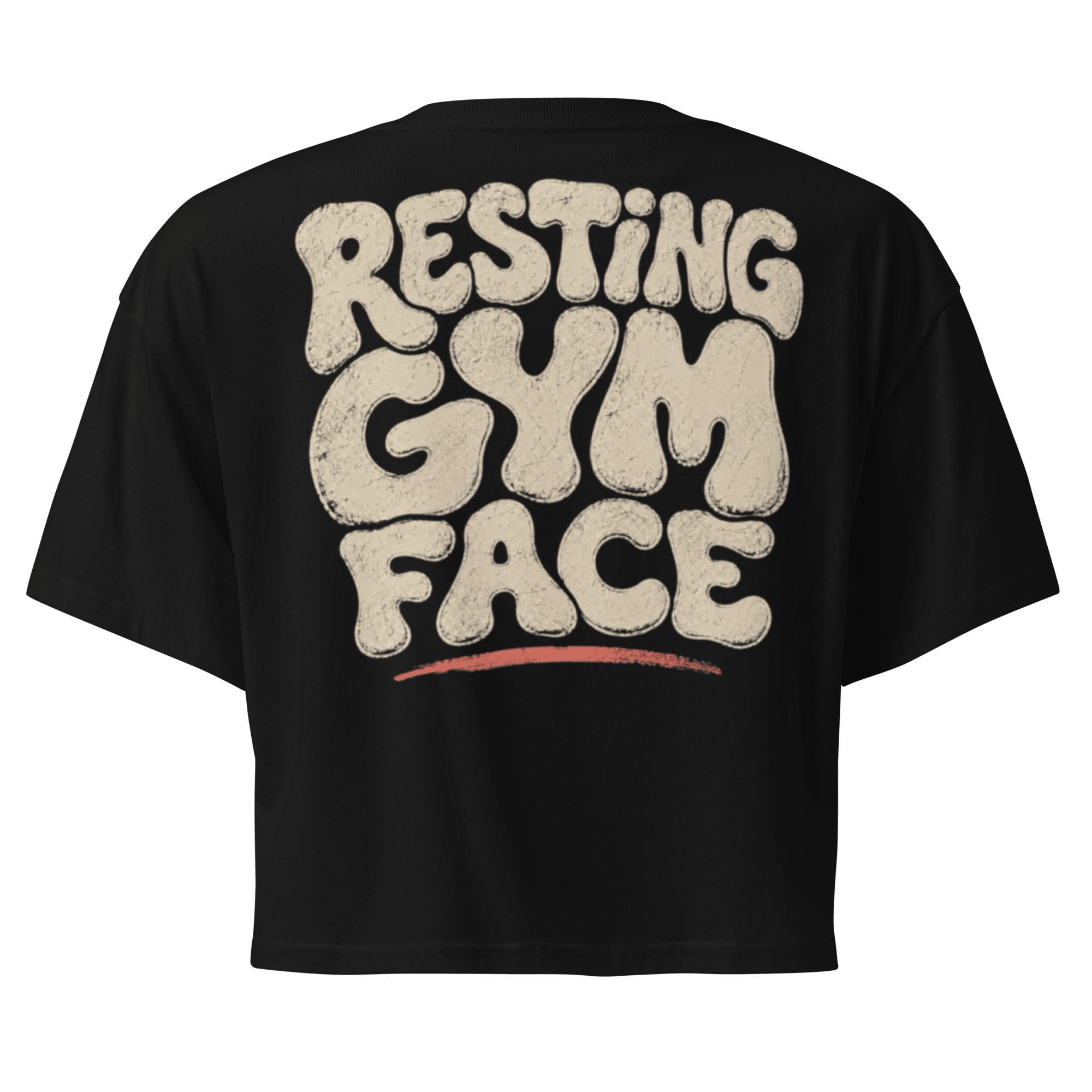 Resting Gym Face Crop Top - Phase Zero Co