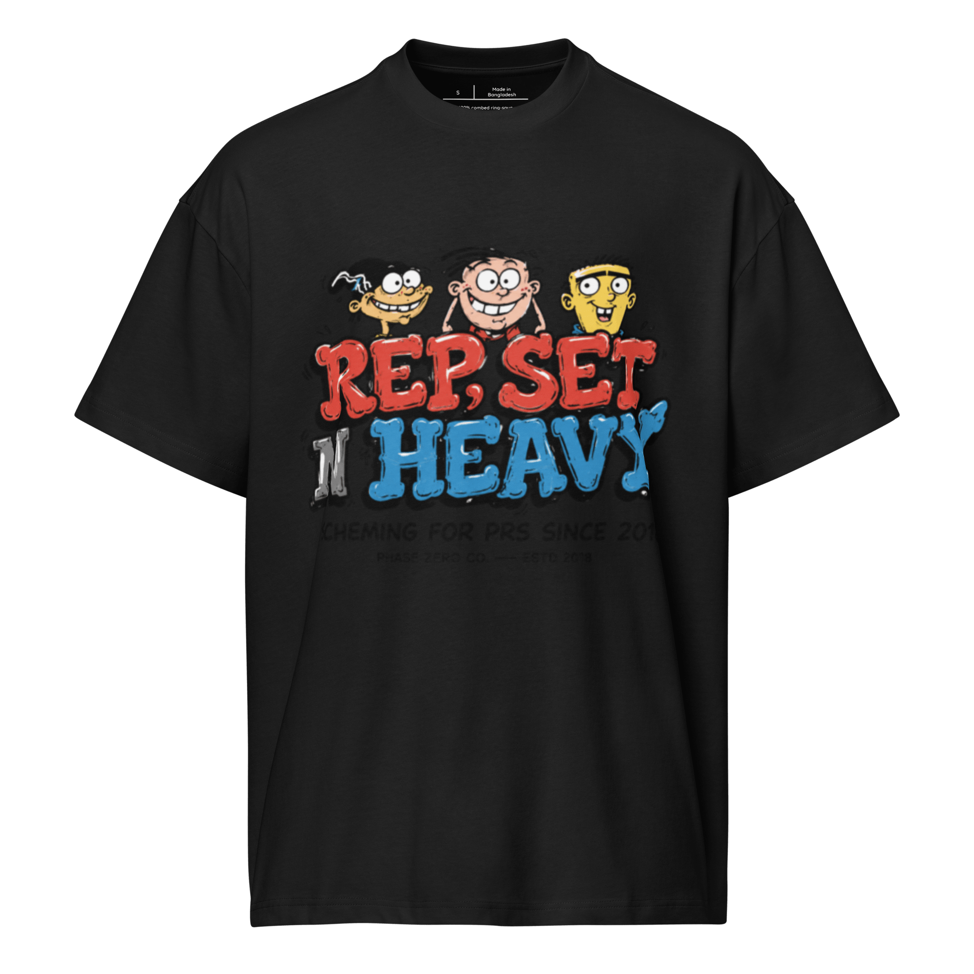 Rp, Set, & Heavy Box Tee - Phase Zero Co